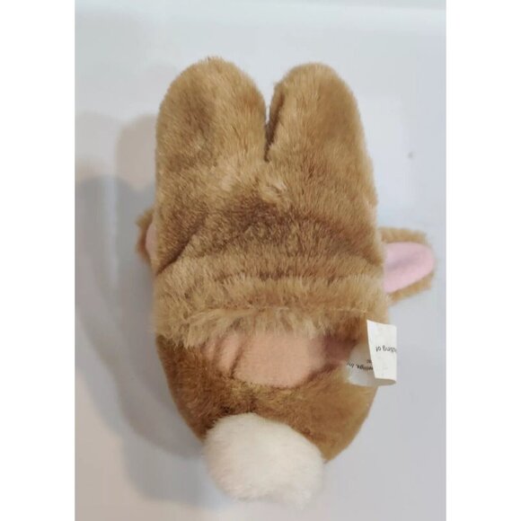 Gibson Greetings Vtg Plush Finger Puppet Cute Brown Bunny 5.5x4x4” Stuffed Toy - Picture 2 of 13